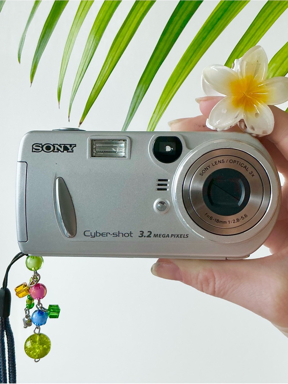Sony Silver Cyber-shot 3.2MP vintage silver Digital Camera